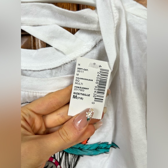 🐚6/ 10$ Girls Summer Apparel - NWT Size 7/8 The Children’s Place T-Shirt - Picture 3 of 4